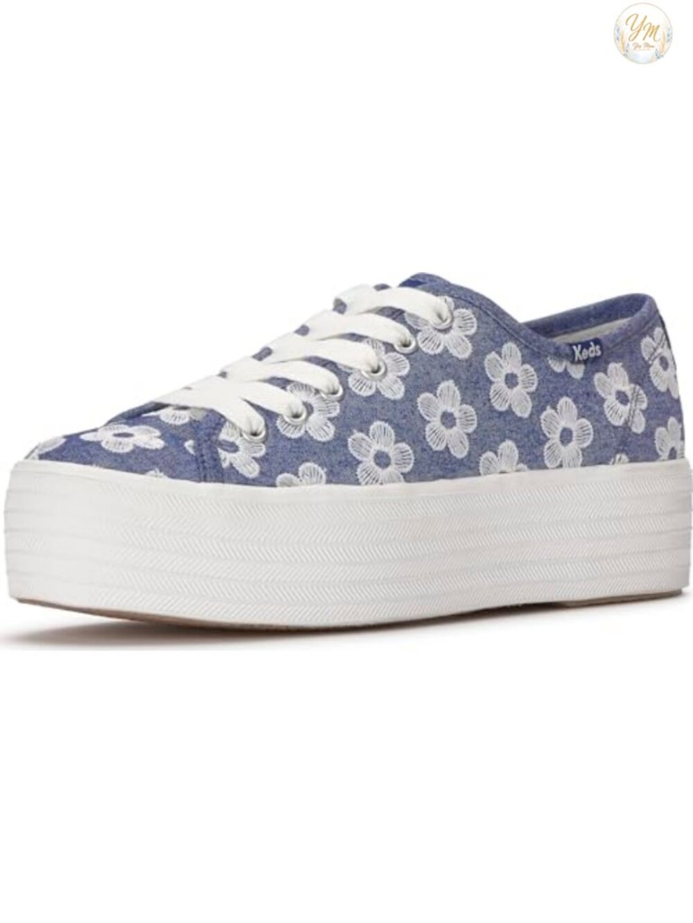 Keds Triple Up Lace Up Platform Sneakers - Light Up, Softerra Footbed, Canvas